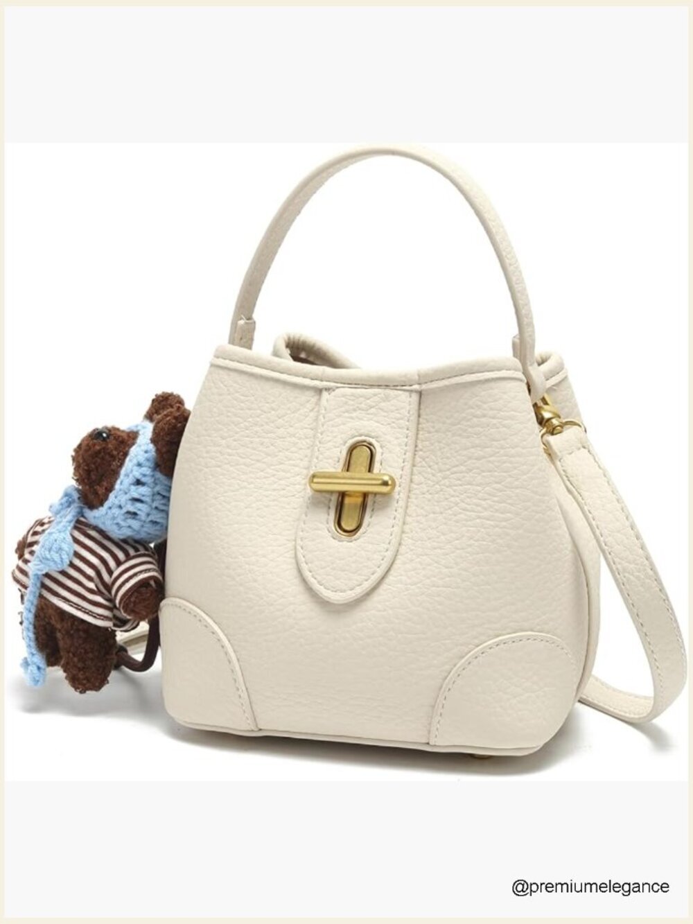 Mini Square Top Handle Crossbody Bag PU Leather Adjustable Strap Fashion Purse